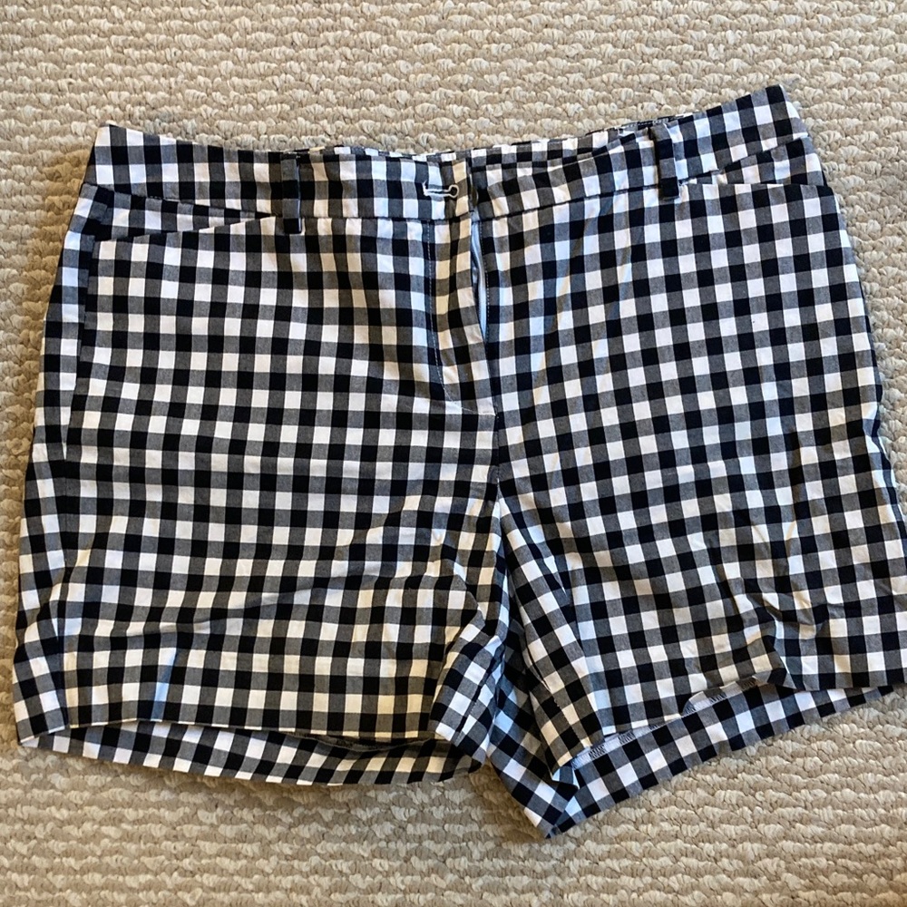 Talbots Black & White Gingham Women’s Shorts